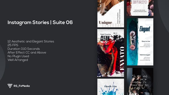 Videohive Instagram Stories | Urban Brush | Suite 06 34099213