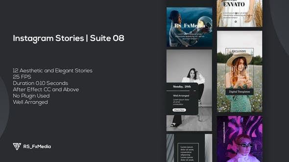 Videohive Instagram Stories | Dynamic Plain | Suite 08 34099273