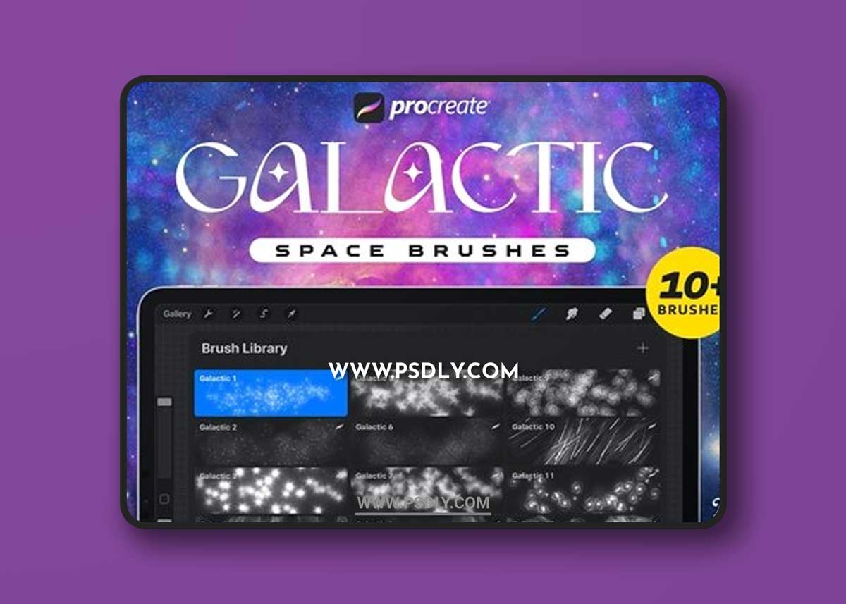 Procreate Galactic Space Brushes