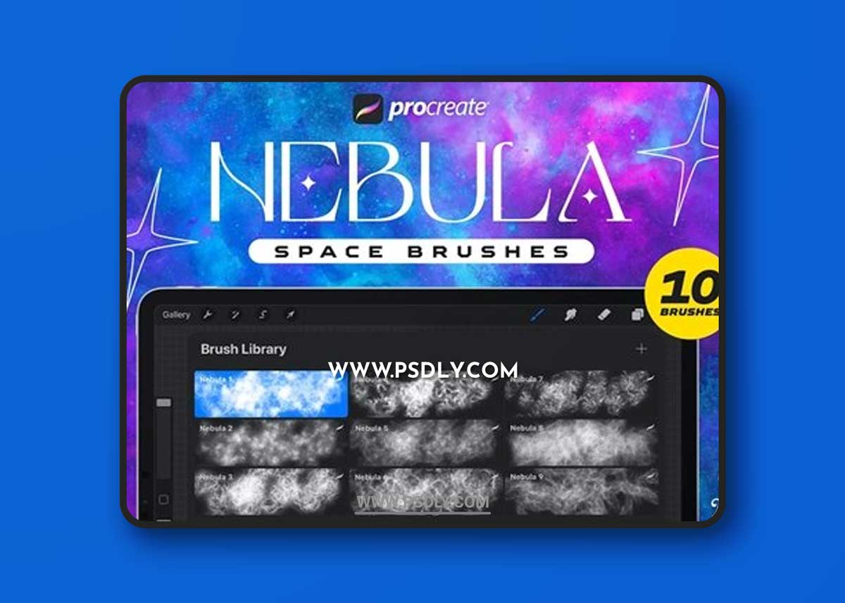 Procreate Nebula Space Brushes