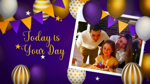Videohive Happy Birthday Slideshow 4 34382160