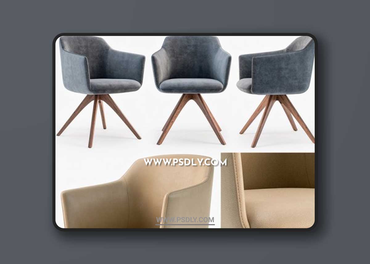 Rolf Benz 640 chair 3D Models