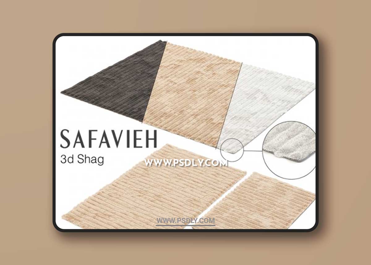SAFAVIEH 3D SHAG SET 3D Models