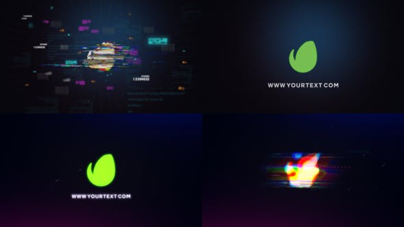 Videohive RGB Glitch Logo Opener 28067032