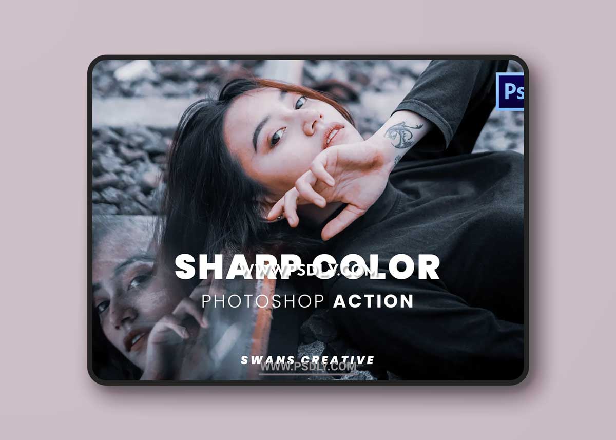 Sharp Color Photoshop Action