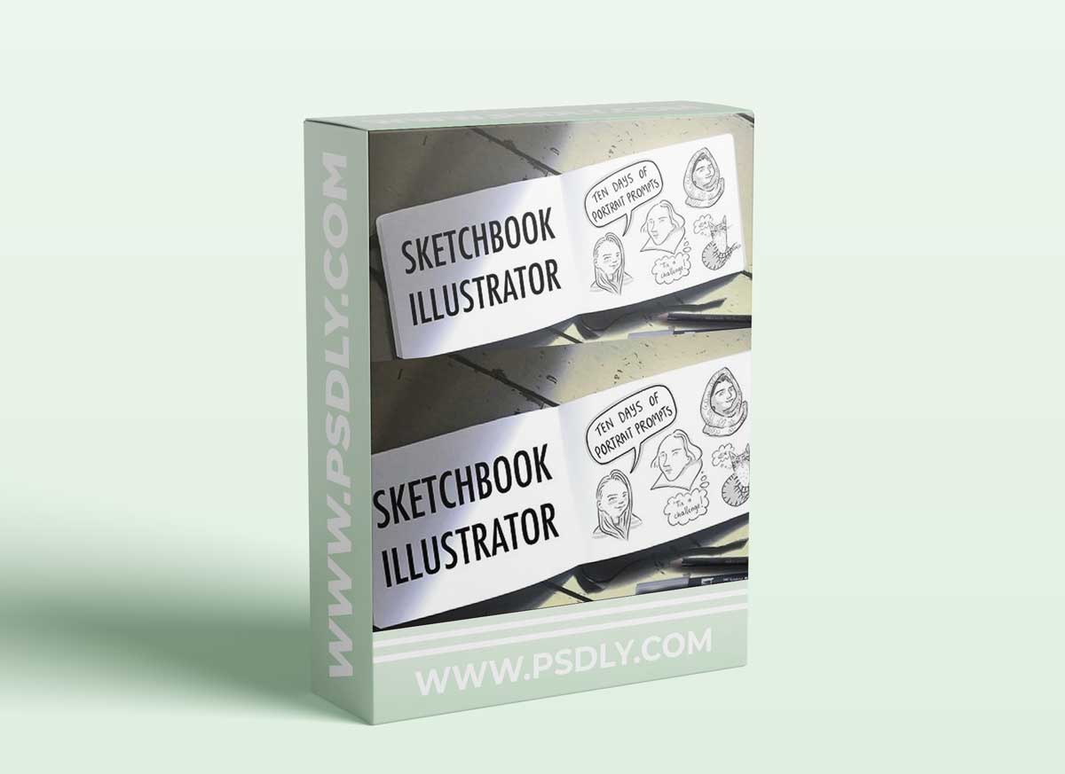 Sketchbook Illustrator: 10 Days of Portrait Prompts