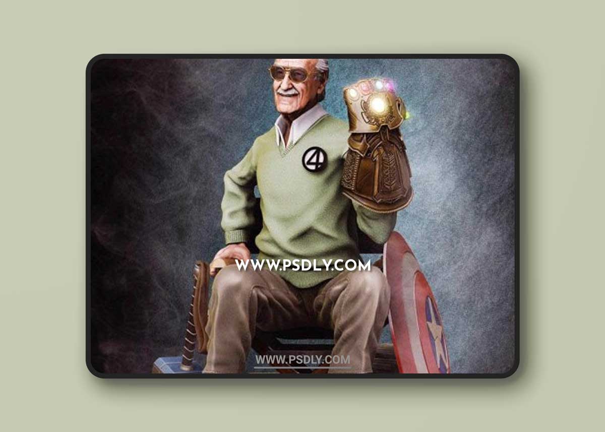 Stan Lee – 3D Print Model