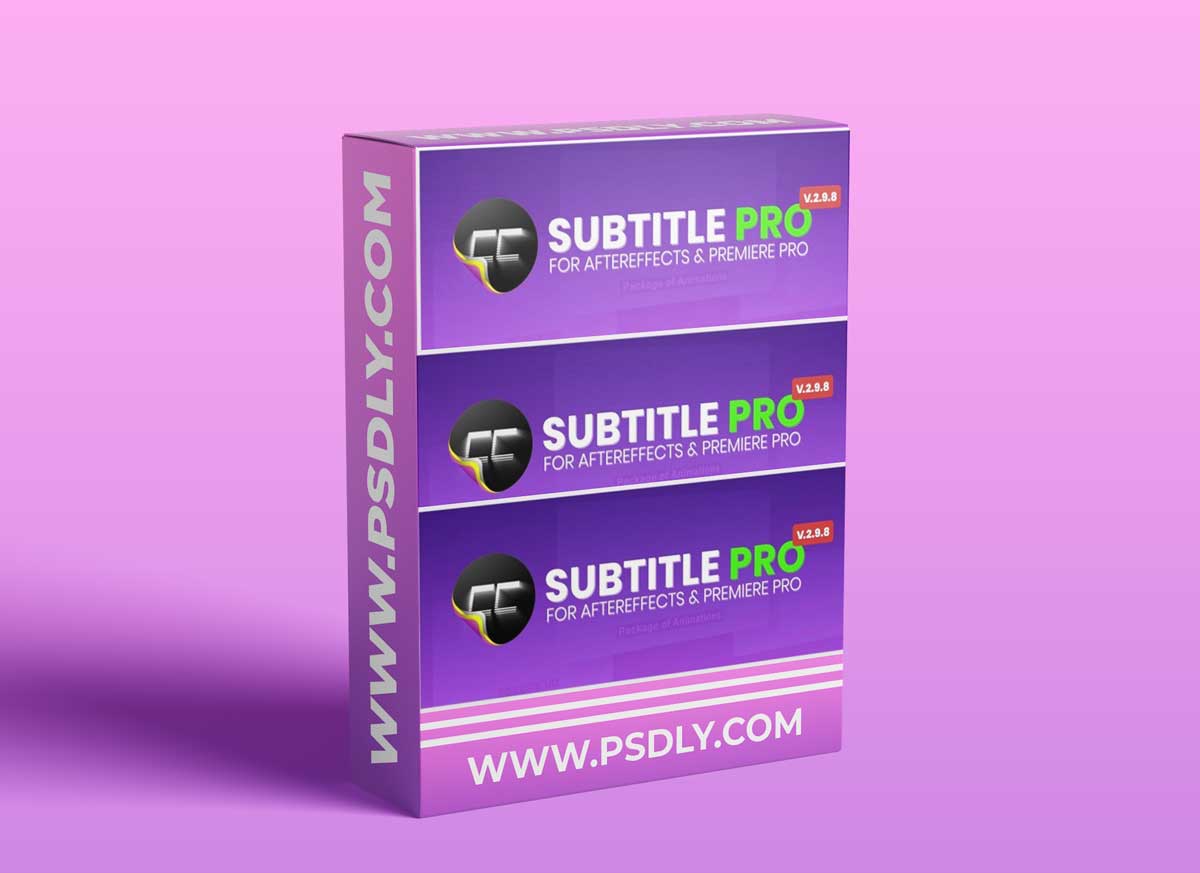 Subtitle Pro 2.8.0 for After Effects (Win/Mac)