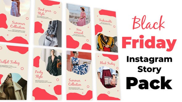 Videohive Black Friday Instagram Story Pack 34403685