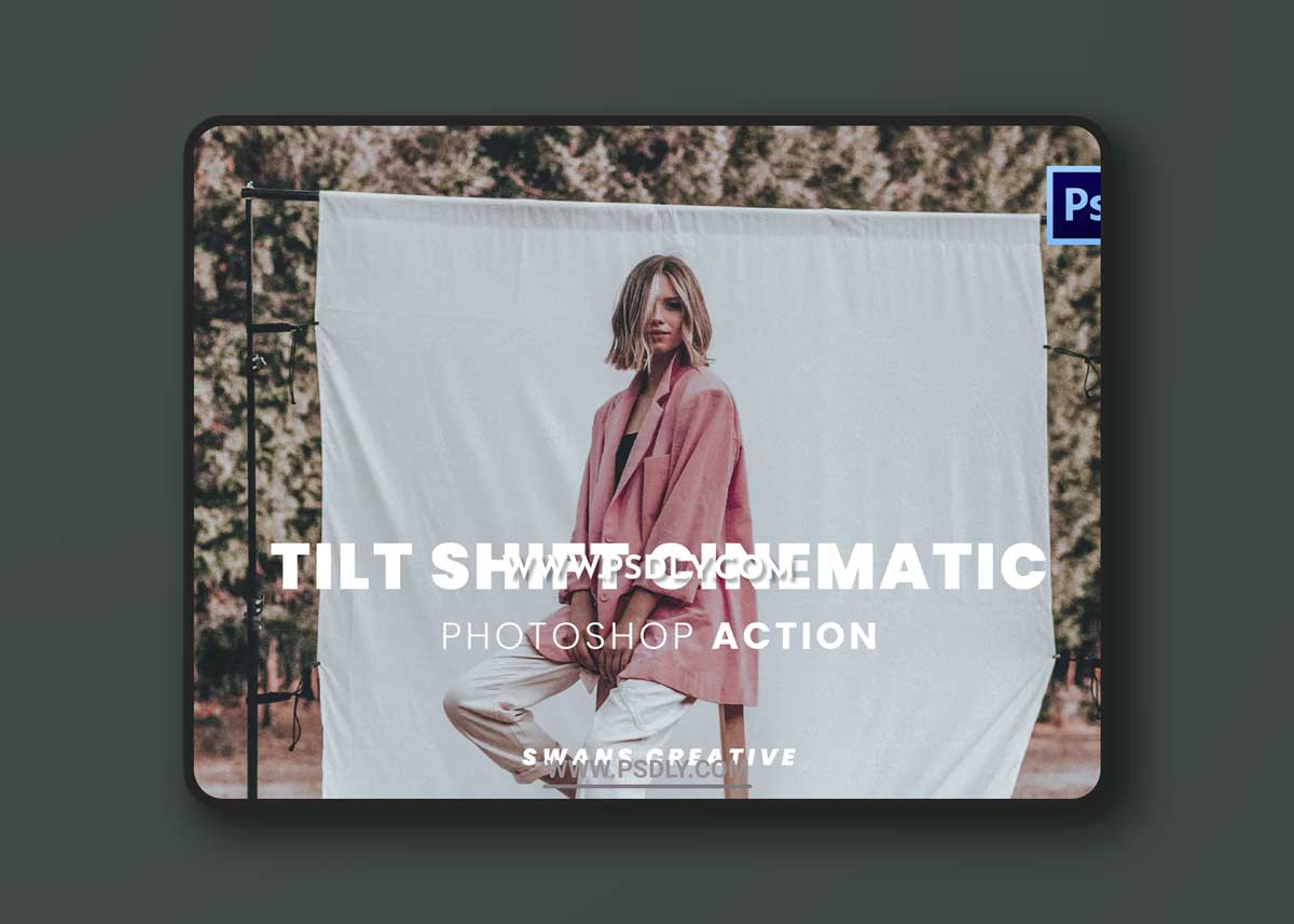 Tilt Shift Cinematic Photoshop Action