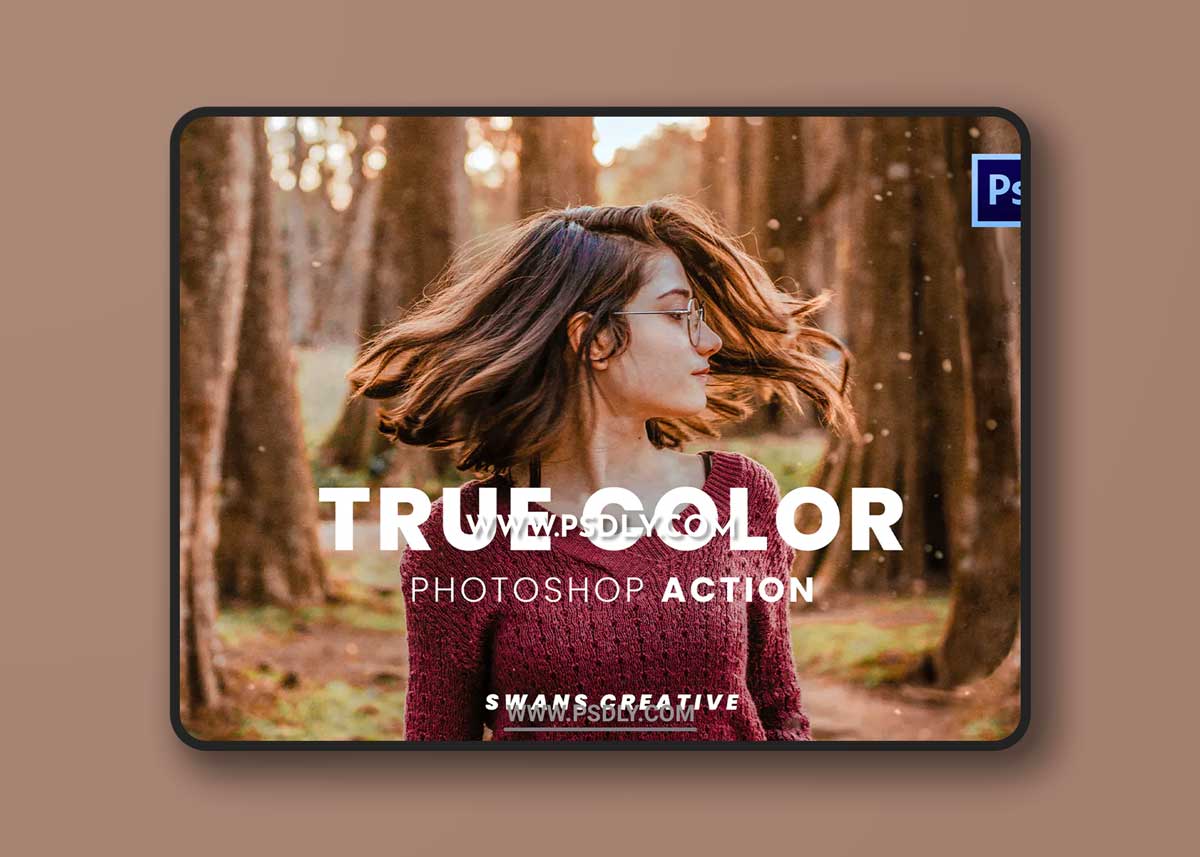 True Color Photoshop Action