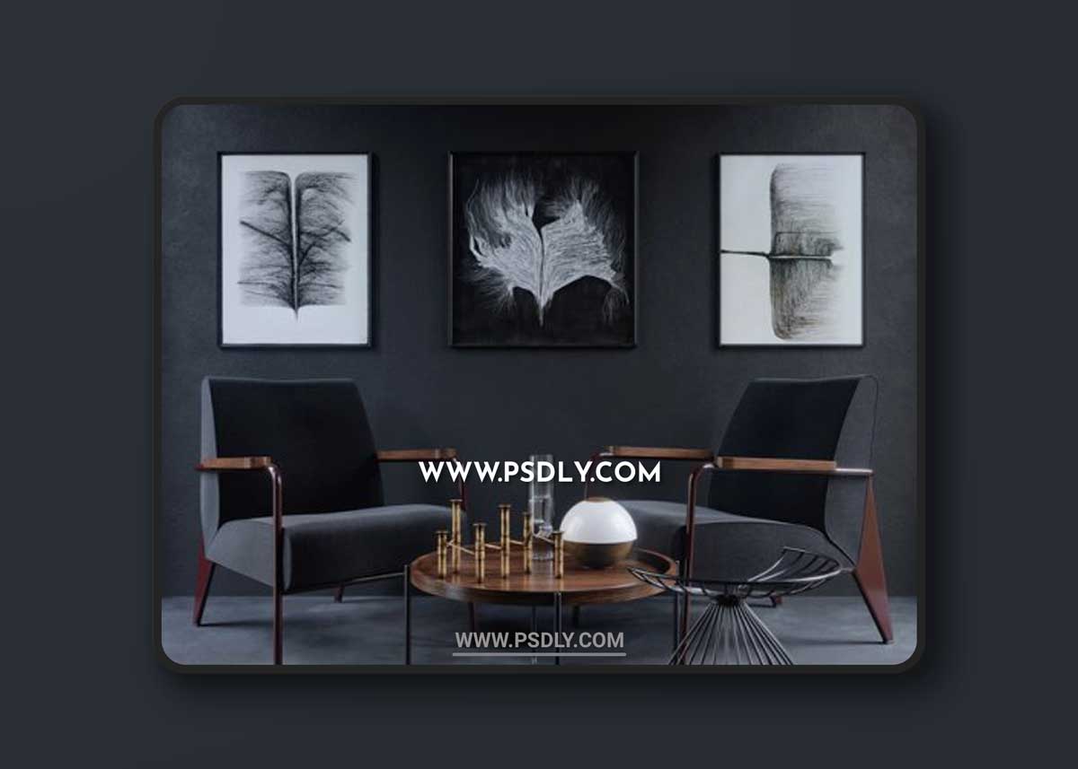 Vitra Chair Fauteuil de Salon 3D Models