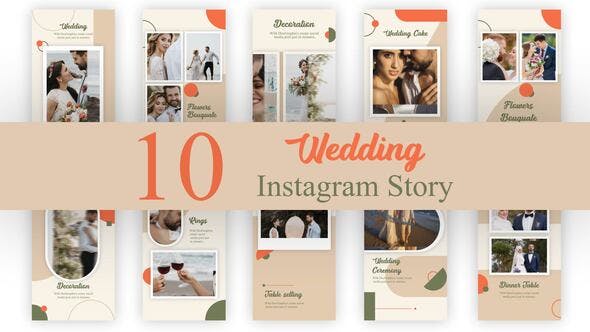 Videohive Wedding Instagram Stories Pack 34435413