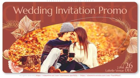 Videohive Wedding Invitation Promo 34189306