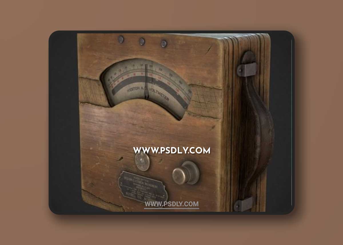 Weston Voltmeter 3D Models