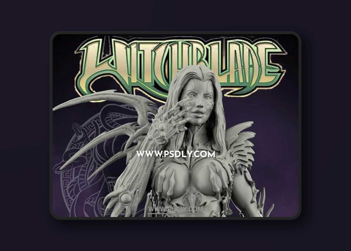 WitchBlade Pin Up – 3D Print Model