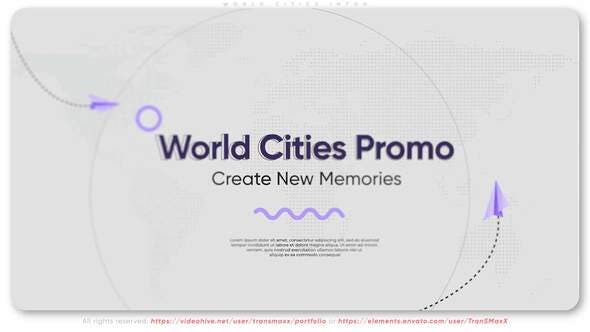 Videohive World Cities Intro 34193014