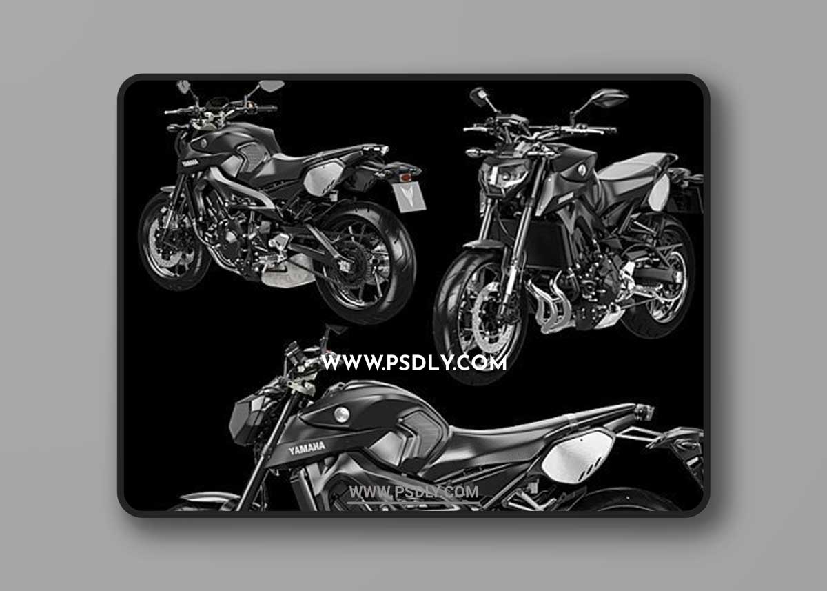 Yamaha MT-09 Tracer 3D Models