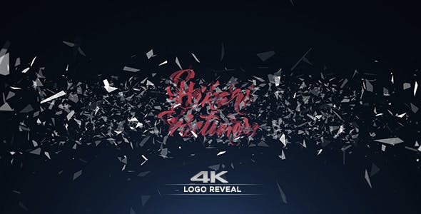 Videohive Cinematic Shattered Glass 4K Logo 15232204