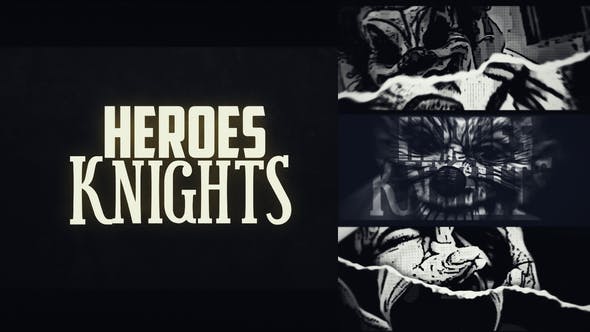 Videohive Heroes Knights Logo Intro 24805200