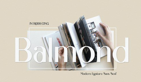 Balmond Modern Ligature Sans Serif