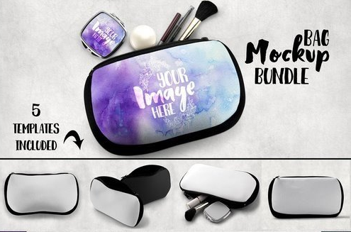 CM - Cosmetic Bag Mockup 1392706