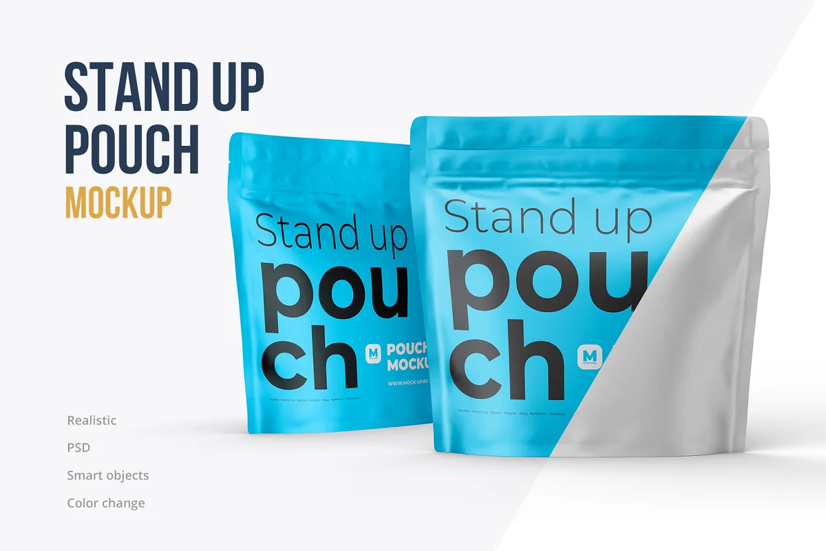 CreativeMarket - Stand-up Pouch Mockup (square) 5110107