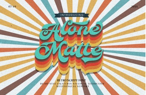 Alone Mate Font