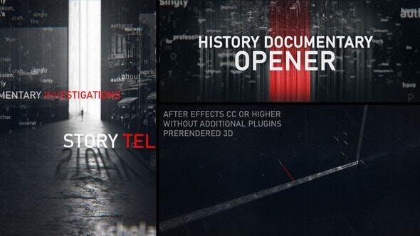 Videohive History Documentary Opener 34295039