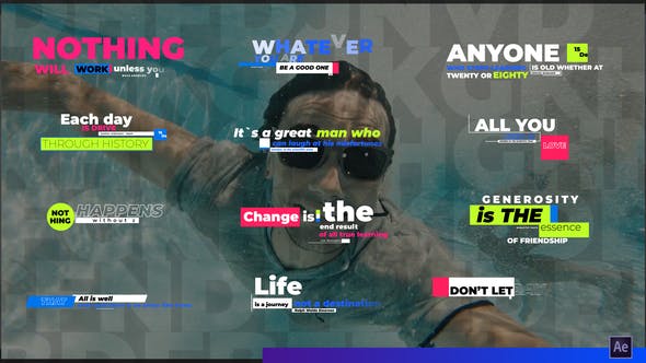 Videohive Simple and Modern Text Layout 34361202