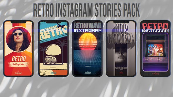 Videohive Retro Instagram Stories Pack 27096332