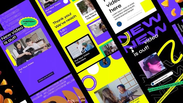 Videohive Youtube Stories Pack 34218818