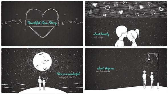 Videohive Beautiful Love Story 14830437