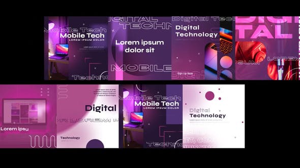 Videohive Digital Technology Post Social Media 34418604