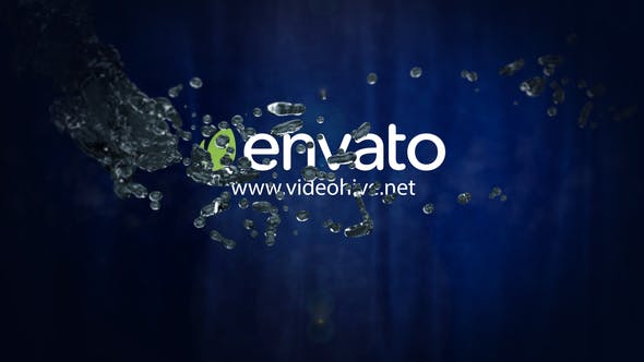 Videohive Water Logo Intro 34162911
