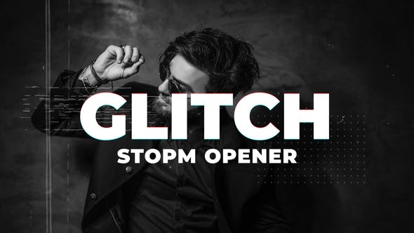 Videohive Glitch stomp opener 33109695