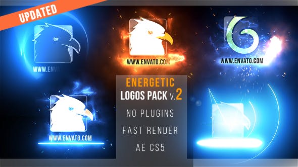 Videohive Energetic Logos Pack 2 15469633