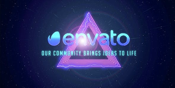 Videohive VHS 80s Logo Reveal 15029216