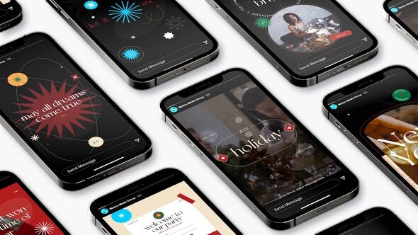 Videohive Christmas Promo Stories 34756251