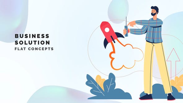 Videohive Business solution - Flat Concepts 34601229