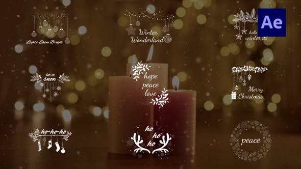 Videohive Christmas Titles 34612833