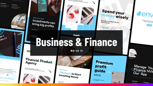 Videohive Minimal Corporate — Instagram Stories and Posts Slides 34619924