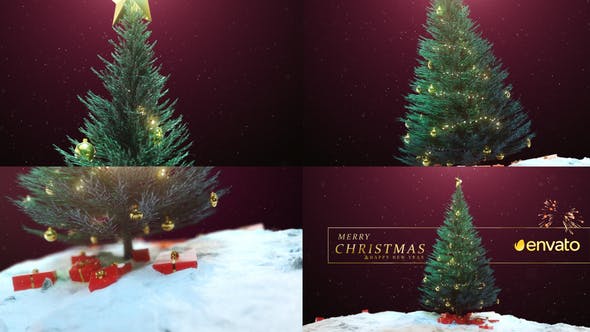 Videohive New Year Christrmas Tree Opener 34863080