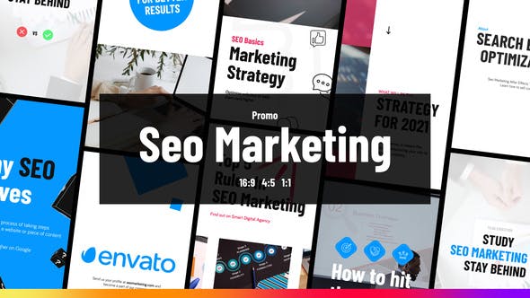 Videohive Seo Marketing — Instagram Posts and Stories Slideshow 34619029
