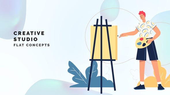 Videohive Creative studio - Flat Concepts 34601237