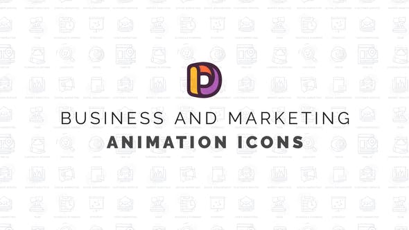Videohive Business & Marketing - Animation Icons 34567519