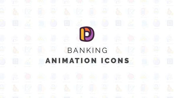 Videohive Banking - Animation Icons 34760759