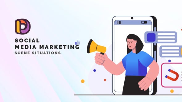 Videohive Social media marketing - Scene Situations 34664908