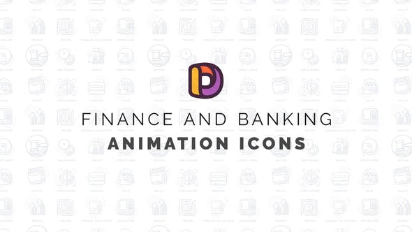 Videohive Finance & Banking - Animation Icons 34567576