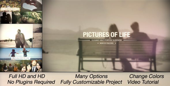 Videohive Pictures Of Life - Multi Purpose Slideshow 8374942
